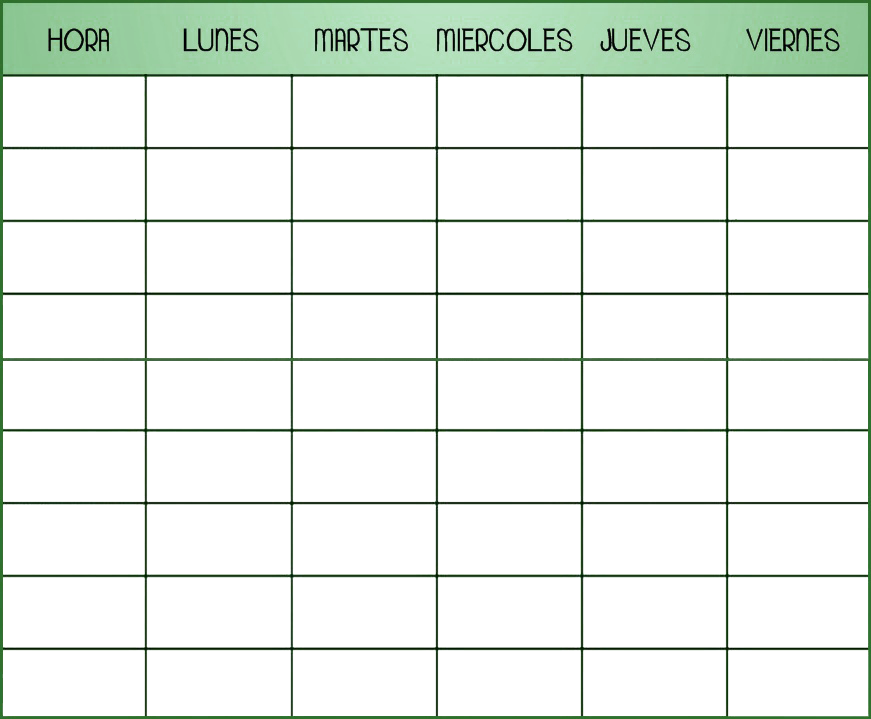 Tablas Png - Tablas Para Horarios Escolares (871x719), Png Download
