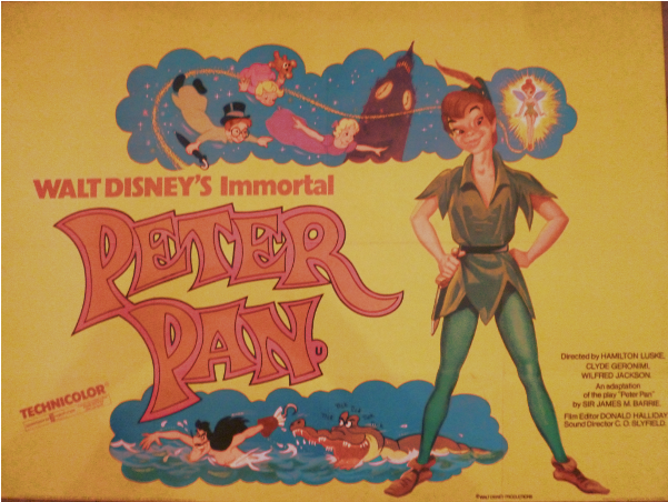 Peter Pan Original Movie Poster - Peter Pan (600x600), Png Download