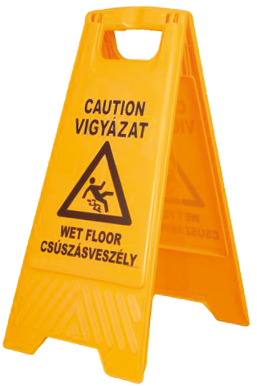 Msz 3508 Csuszasveszely Tabla - Janitorial Carts & Caddies (535x800), Png Download