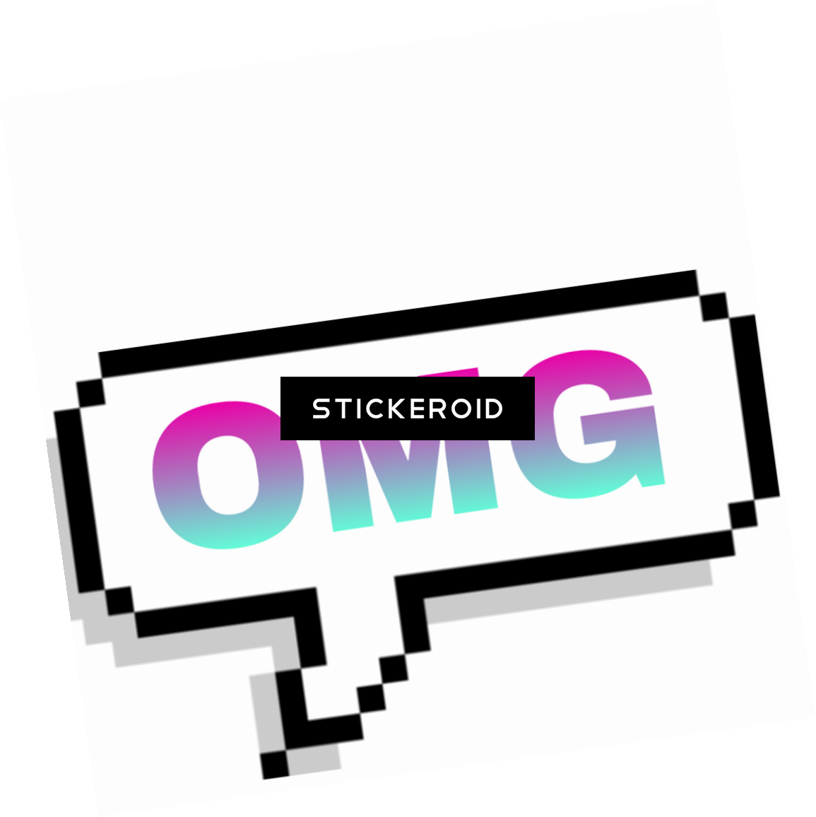 Omg - Bubble Text Png Pixel (1155x1156), Png Download