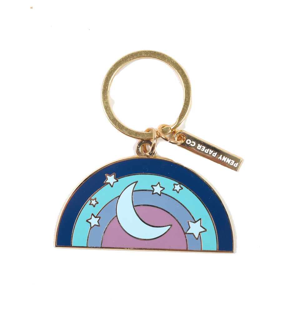 Enamel Keychain, Sunset - Keychain (967x1000), Png Download