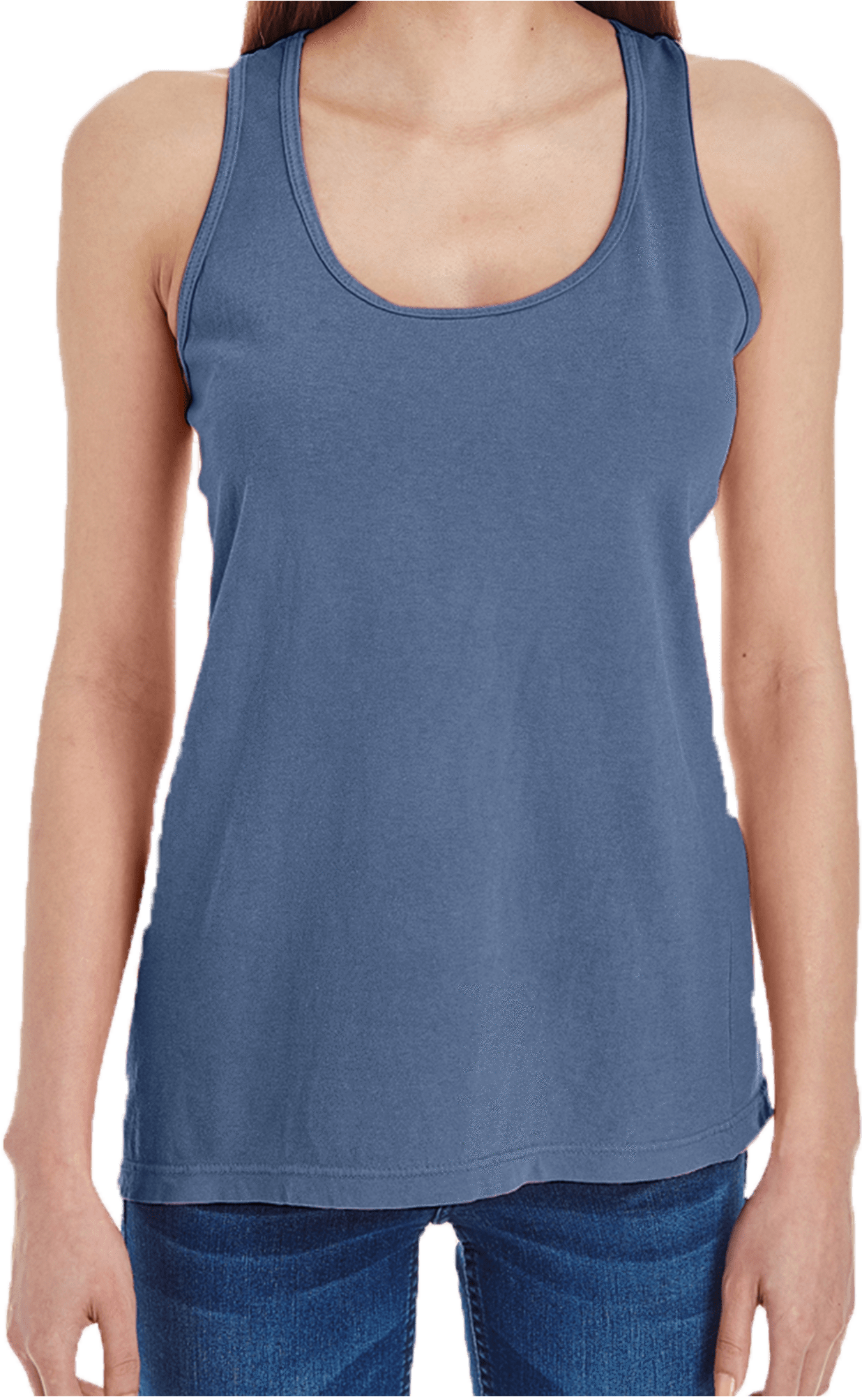 Comfort Colors Ladies Racerback Tank *personalize It - Womens Comfort Colors Tank (1334x2000), Png Download