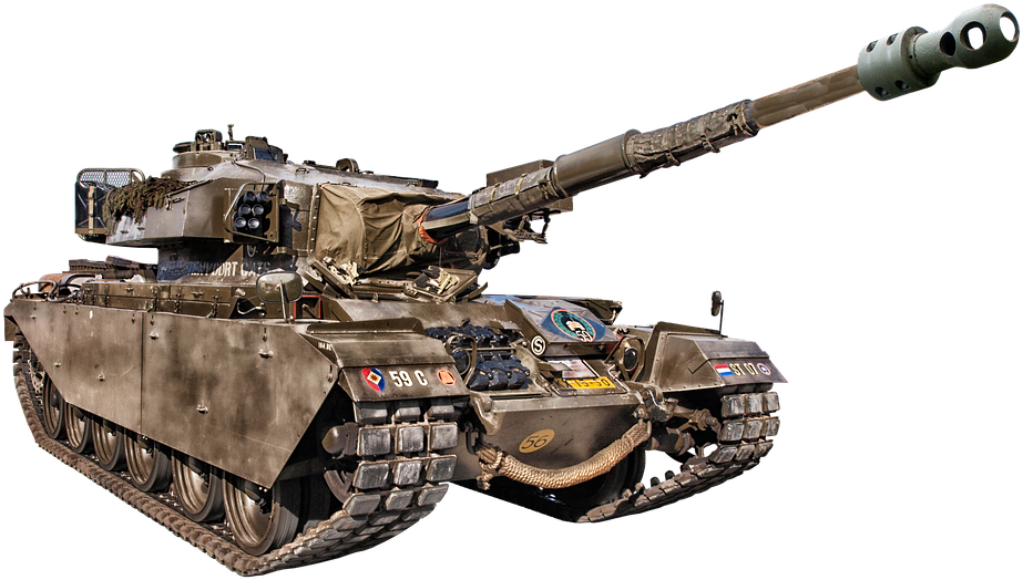 Army Tank Weapons Png Transparent Images Clipart Icons - Military Public Domain (960x582), Png Download
