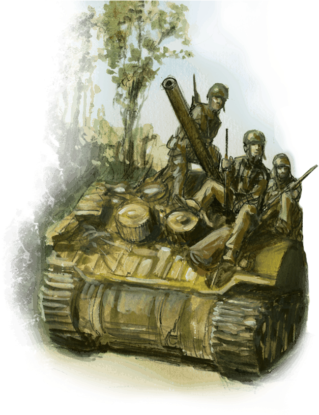 Days Of Wonder - Tank (661x816), Png Download