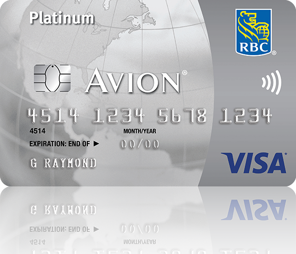 Rbc® Visa‡ Platinum Avion® - Royal Bank Of Canada (600x515), Png Download