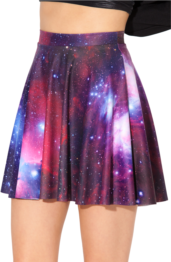 Galaxypurpleskirt 5-web Skater Skirts, Women's Skirts, - Galaxy Skirts (683x1024), Png Download