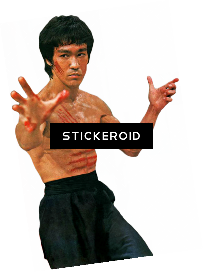 Bruce Lee - Kung Fu (707x947), Png Download