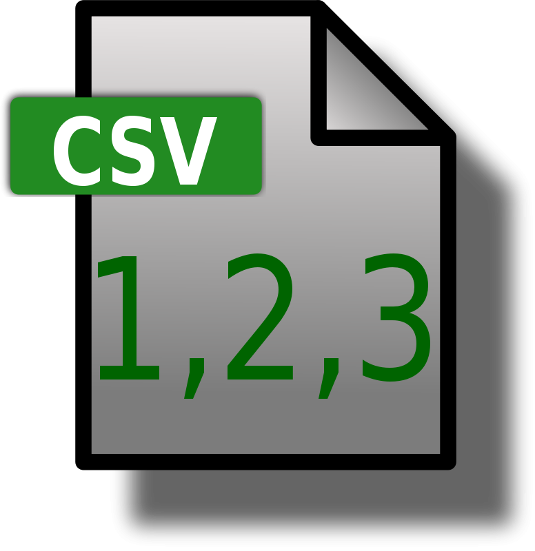 Csv Es Un Formato De Archivo Muy Extendido Para El - Html Clipart (776x800), Png Download