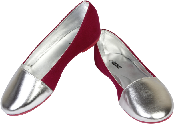Girls Casual Slipon Ballerina Shoe - Ballet Flat (640x960), Png Download