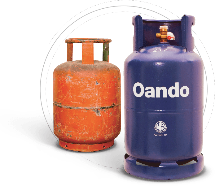 Cylinder Exchange Scheme - Oando (694x601), Png Download