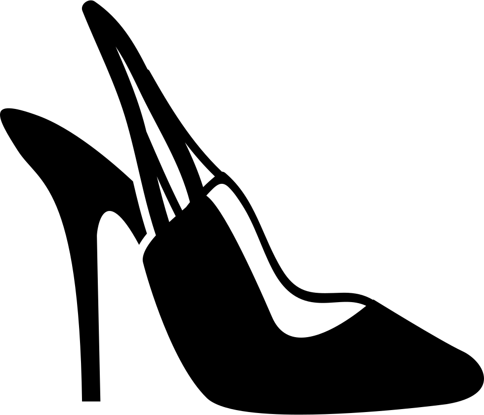 Png File - High-heeled Shoe (980x842), Png Download