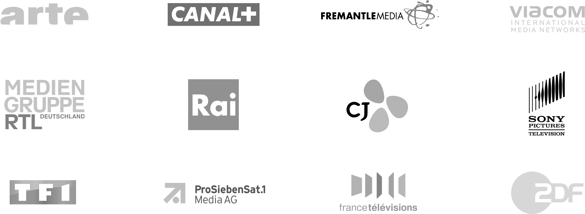 Selected Clients - Television (1900x766), Png Download