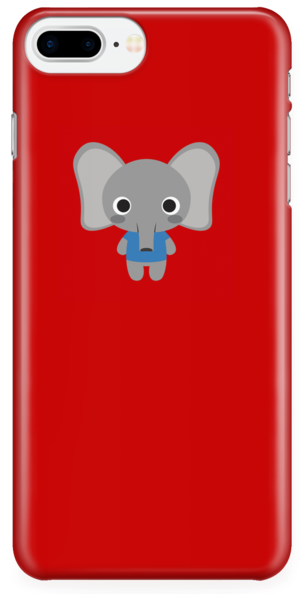 Red Cute Baby Elephant Phone Case - Allen Iverson Cases For Iphone 7 (600x600), Png Download