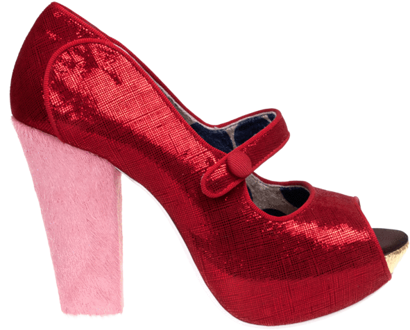 Sightseeing In Red Heeled Sandals - Irregular Choice Ladies Footwear Fall Sightseeing In (600x600), Png Download