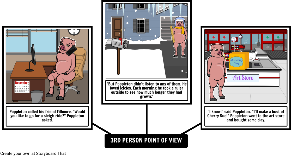 Poppleton In Winter - Winter (1142x624), Png Download