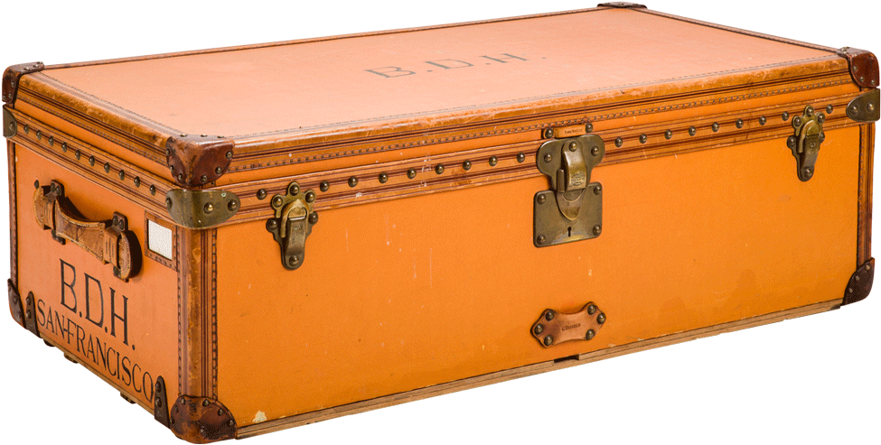 Orange Vuittonite Cabin - Hermes Trunks (1024x683), Png Download