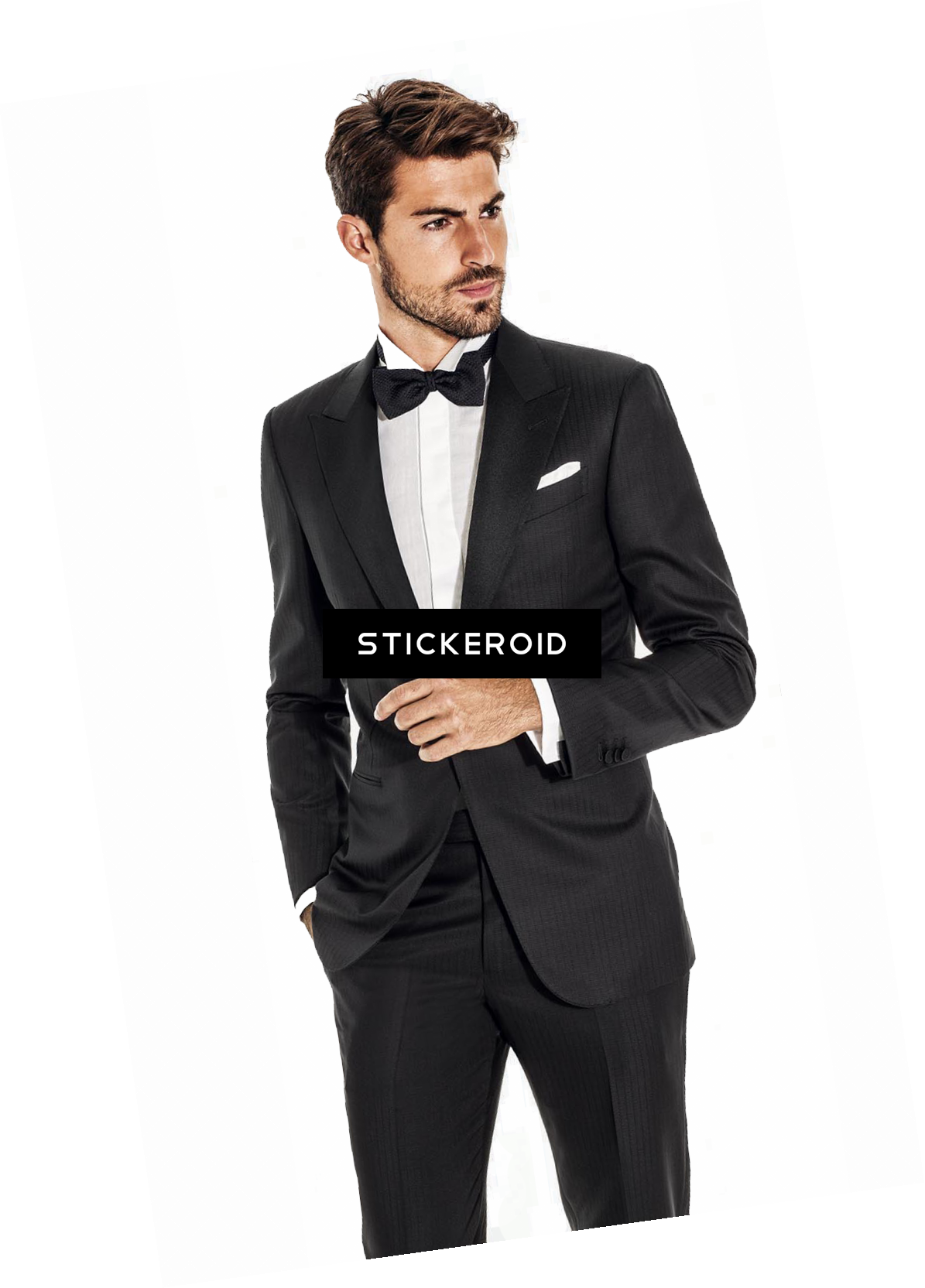 Tuxedo Clothing - Hall Madden 100% White Linen Handmade Pocket Square (1195x1665), Png Download