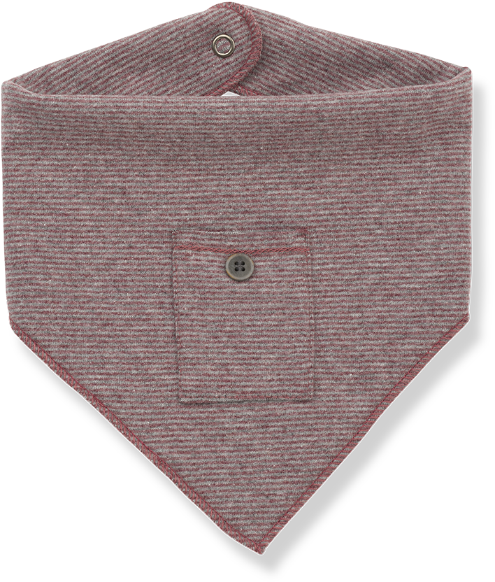 Pruna Baby Bib By 1 In The Family - Grey (879x879), Png Download