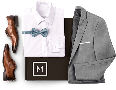 Brown Shoes, White Shirt, Blue Suit Jacket And A Red - Suit (480x379), Png Download