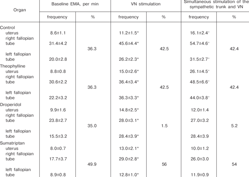 Ema Of The Uterus And Fallopian Tubes During Stimulation - Number (850x604), Png Download