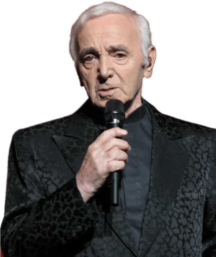 Charles Aznavour Tuxedo - Charles Aznavour Rest In Peace (720x960), Png Download