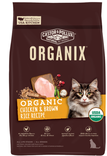 Castor And Pollux Organix Chicken And Brown Rice Dry - Organix Chicken And Brown Rice Cat Food (700x700), Png Download