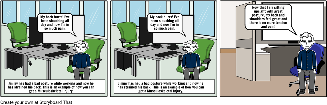 Msi Injury - Cartoon (1164x385), Png Download