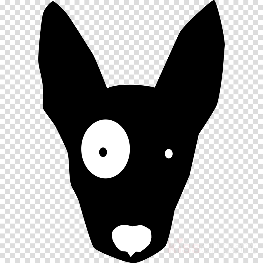 Dog Head Black And White Clipart Boston Terrier Bull - Clip Art (900x900), Png Download