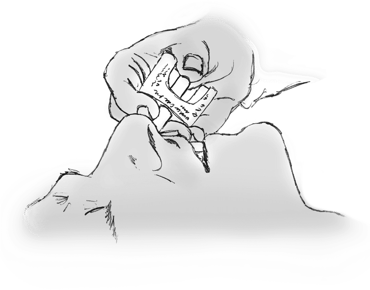 Place The Tip Of The Nozzle In Nostril - Naloxone Nasal Spray Usage (750x673), Png Download