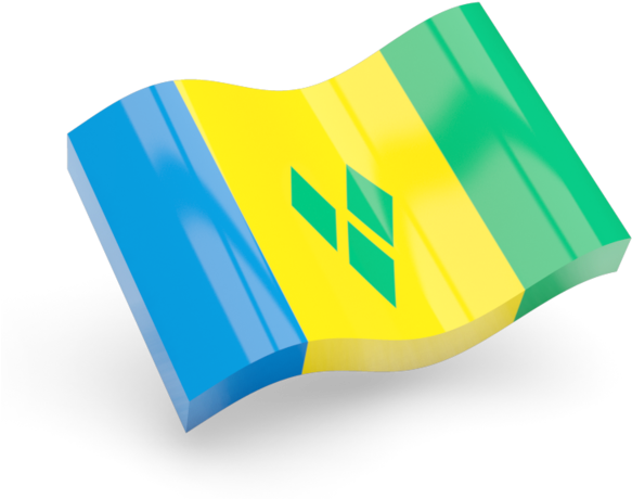 Zoom - St Vincent And Grenadines Flag Icon (640x480), Png Download