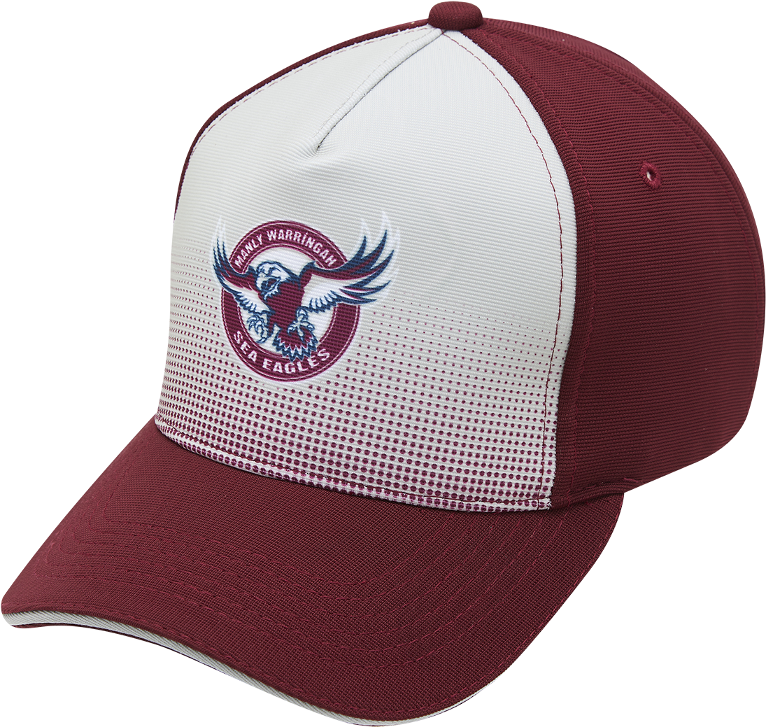 Manly Sea Eagles Nrl Team Coloured Logo Adult Curve - Manly Sea Eagles Nrl Uv Car Decals 5 Per Sheet (1200x1800), Png Download