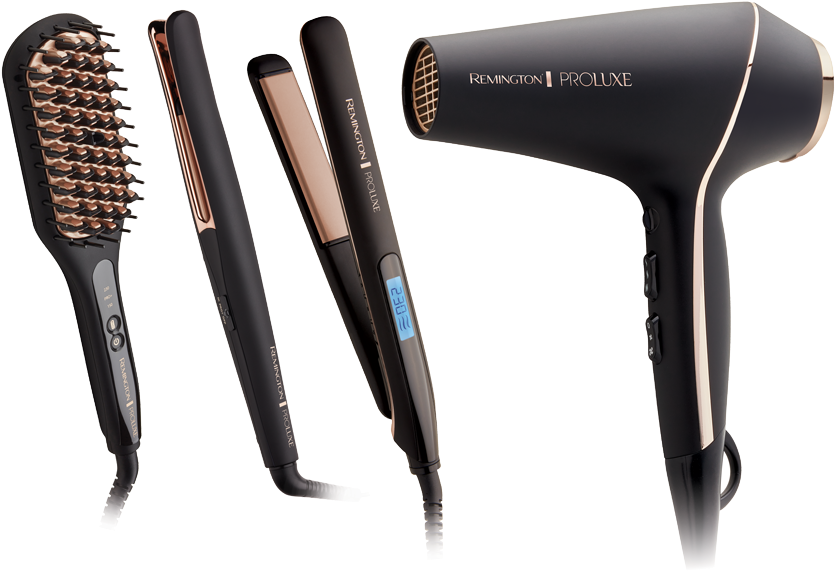 Hair Dryer - Remington Proluxe Salon Ionic Hair Straightener (997x900), Png Download