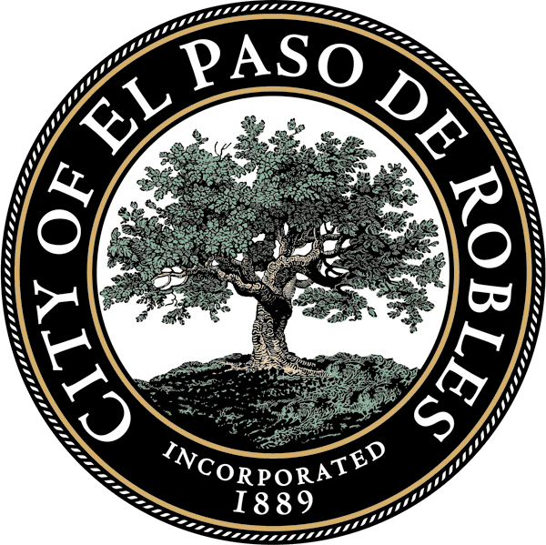 Pr City Logo - Paso Robles City Logo (600x599), Png Download
