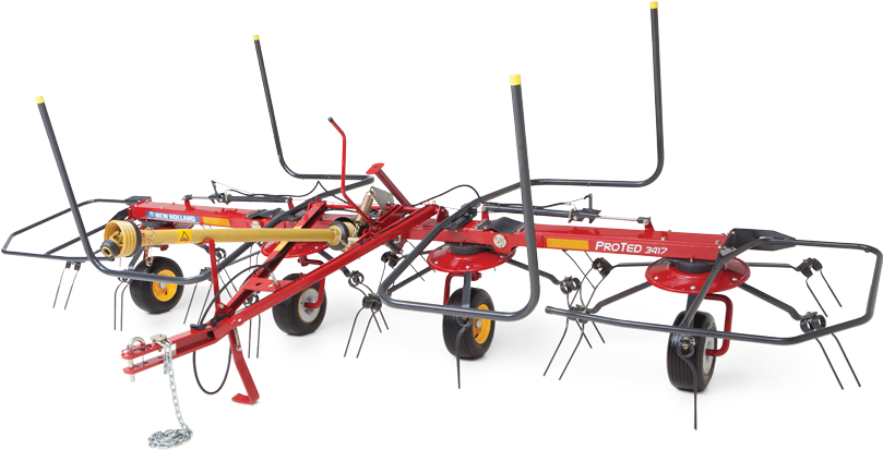 Proted™ Rotary Tedders - New Holland Proted 3417 (900x610), Png Download