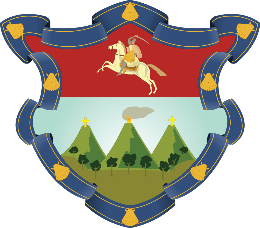 Open - Escudo De Antigua Guatemala (1000x880), Png Download