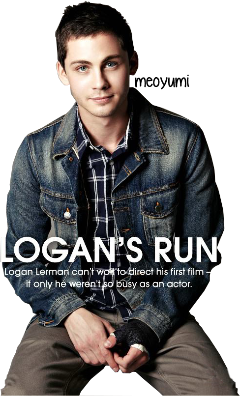 Logan Lerman - Fade In (640x817), Png Download