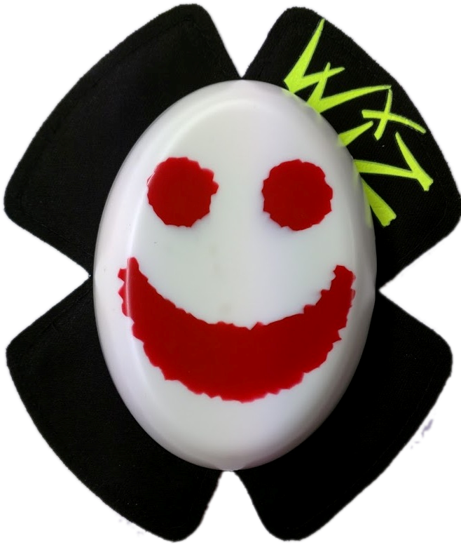 Red On White Smiley Face - Wiz Slider Smiley Face (661x784), Png Download