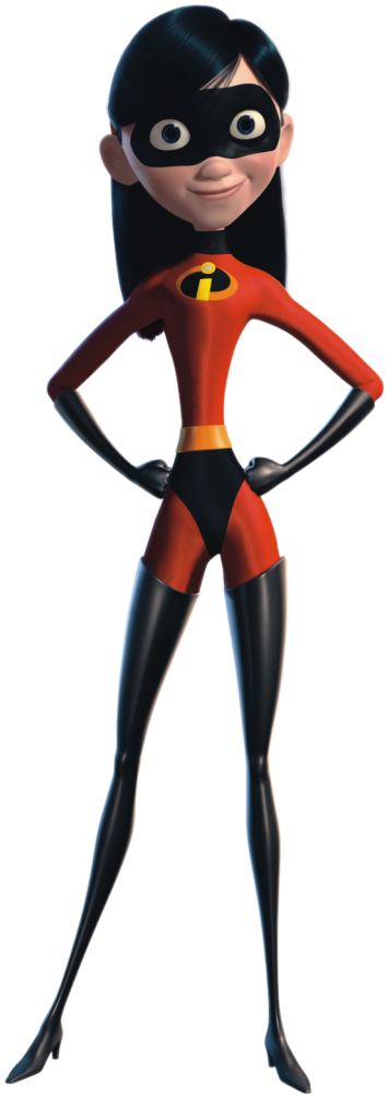 The Incredibles Clipart - Violet Incredibles Png (400x1027), Png Download