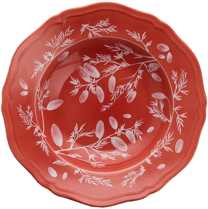 Richard Ginori X Cabana Floral Soup Plates, Set Of (800x800), Png Download