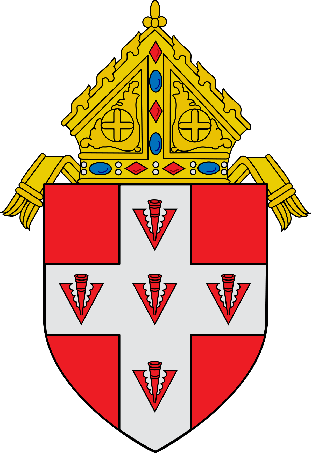 Archdiocese Of New Orleans Logo (1200x1749), Png Download