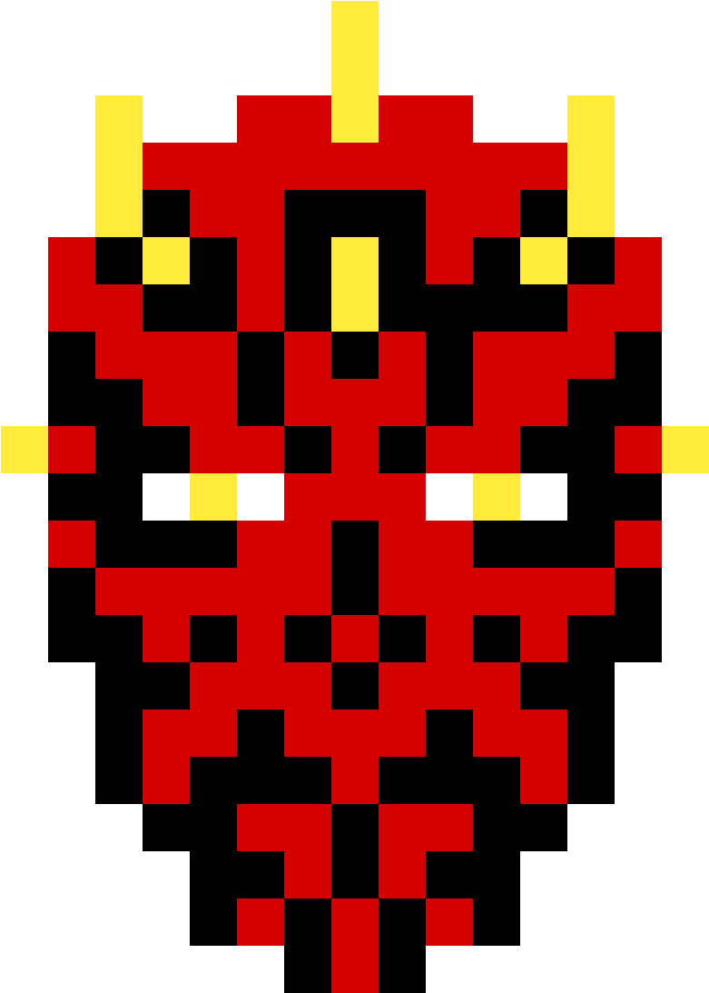 Darth Maul - Besd Perler Darth Maul (884x1196), Png Download