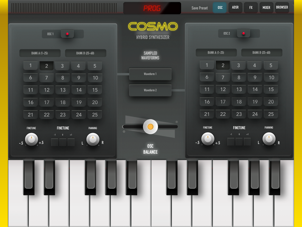 Cosmo Hybrid Synthesizer Ios App For Ipad - Dribbble (1024x768), Png Download