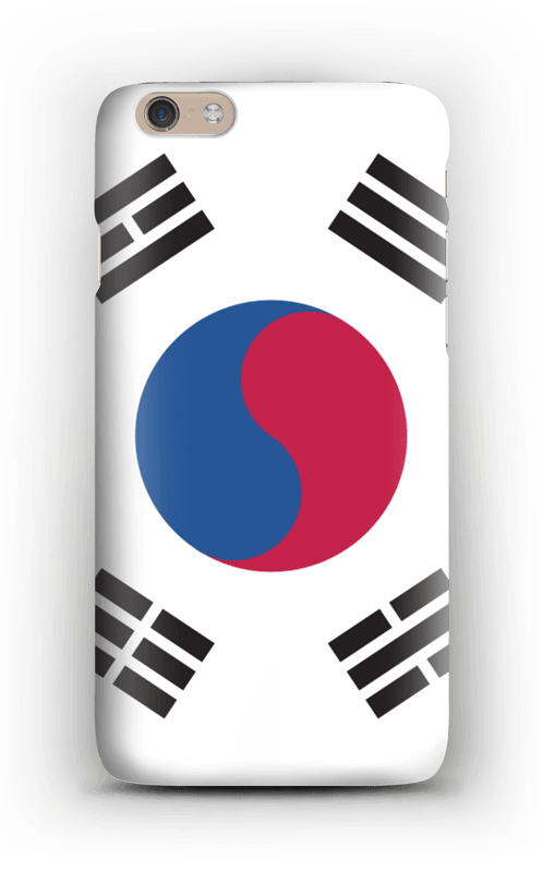 World Cup 2018 Korea Republic Case Iphone 6 Plus - South Korea Flag Vertical (498x800), Png Download