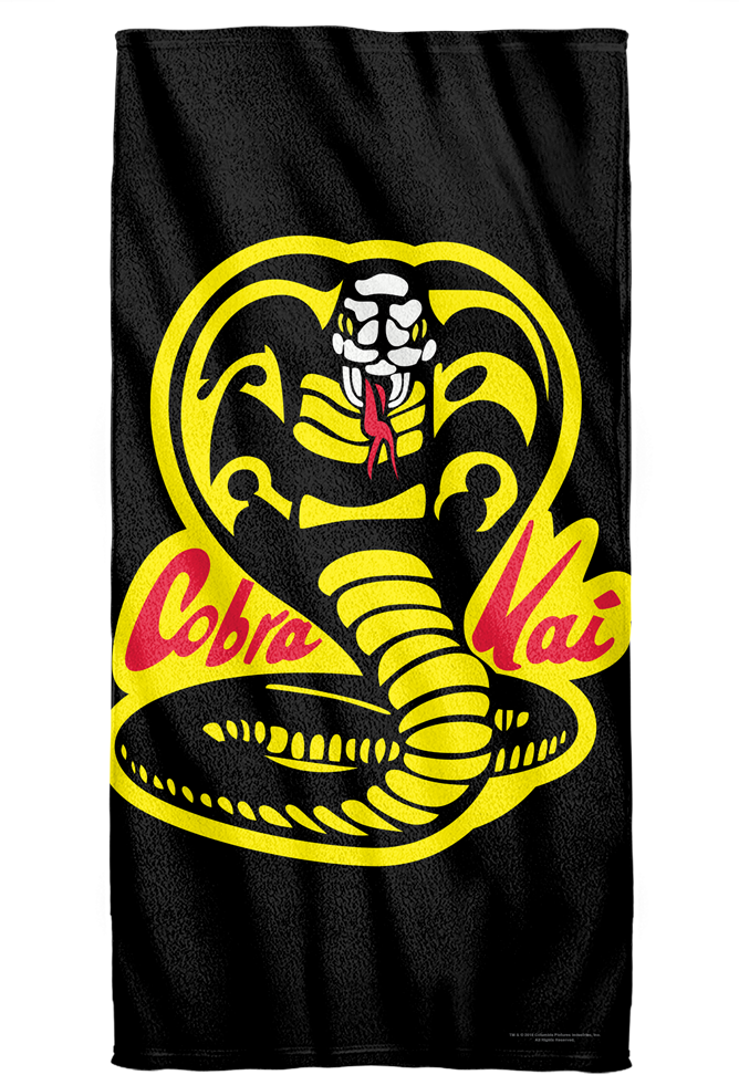 Karate Kid Cobra Kai Towel - Cobra Kai Season 2 Filming (668x972), Png Download