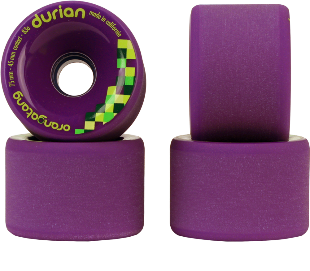 75mm Orangatang Durian - Orangatang Durian Wheels Purple (1000x1000), Png Download