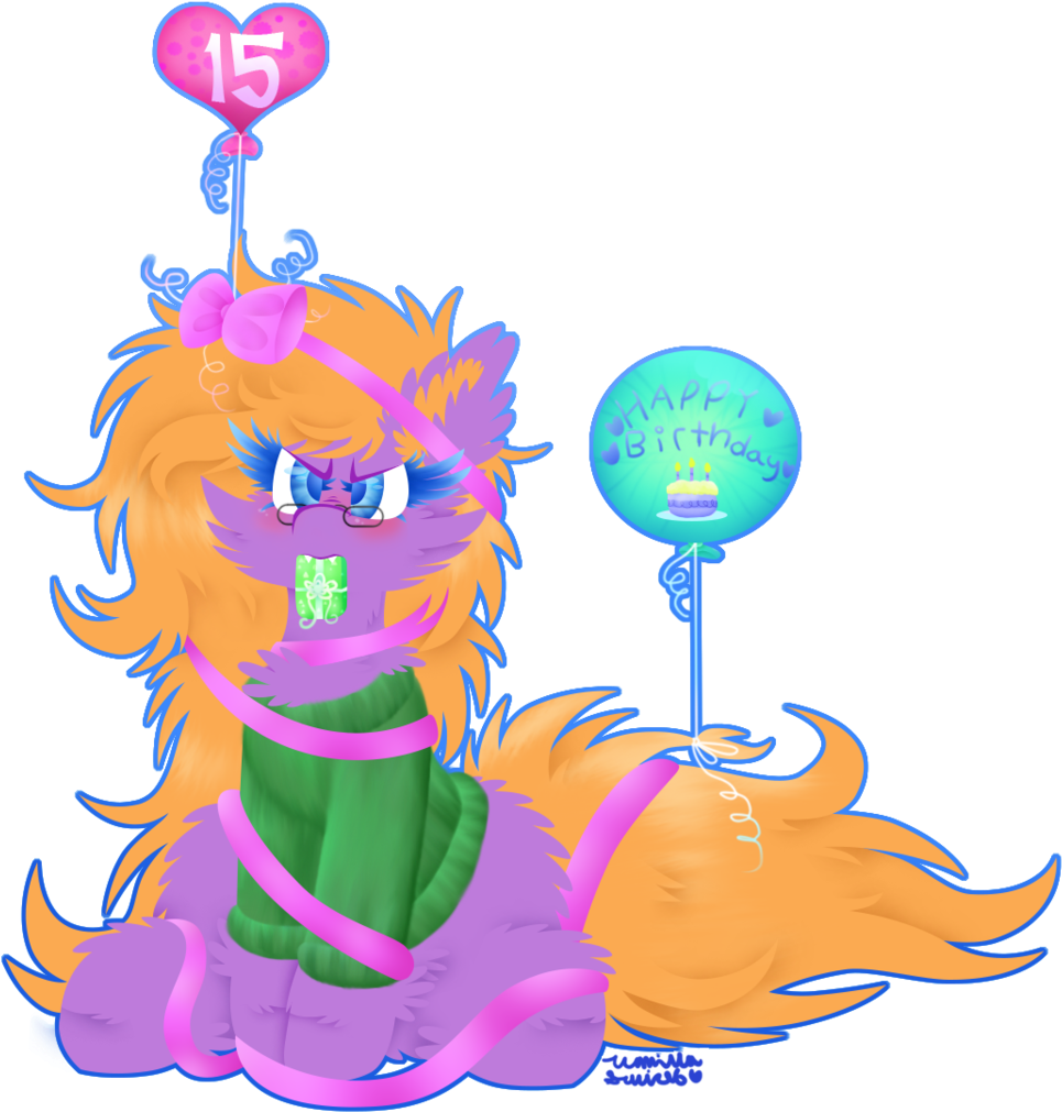 Vanillaswirl6, Balloon, Birthday, Bow, Clothes, Colored - Cartoon (1012x1024), Png Download