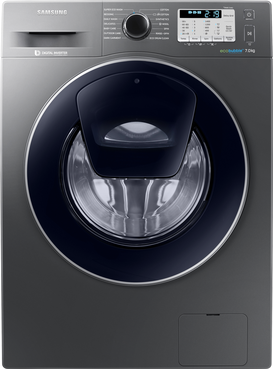Buy Samsung Ww5500 Addwash Ww70k5413ux/eu 7kg 1400 - Washing Machine Samsung (1500x1500), Png Download
