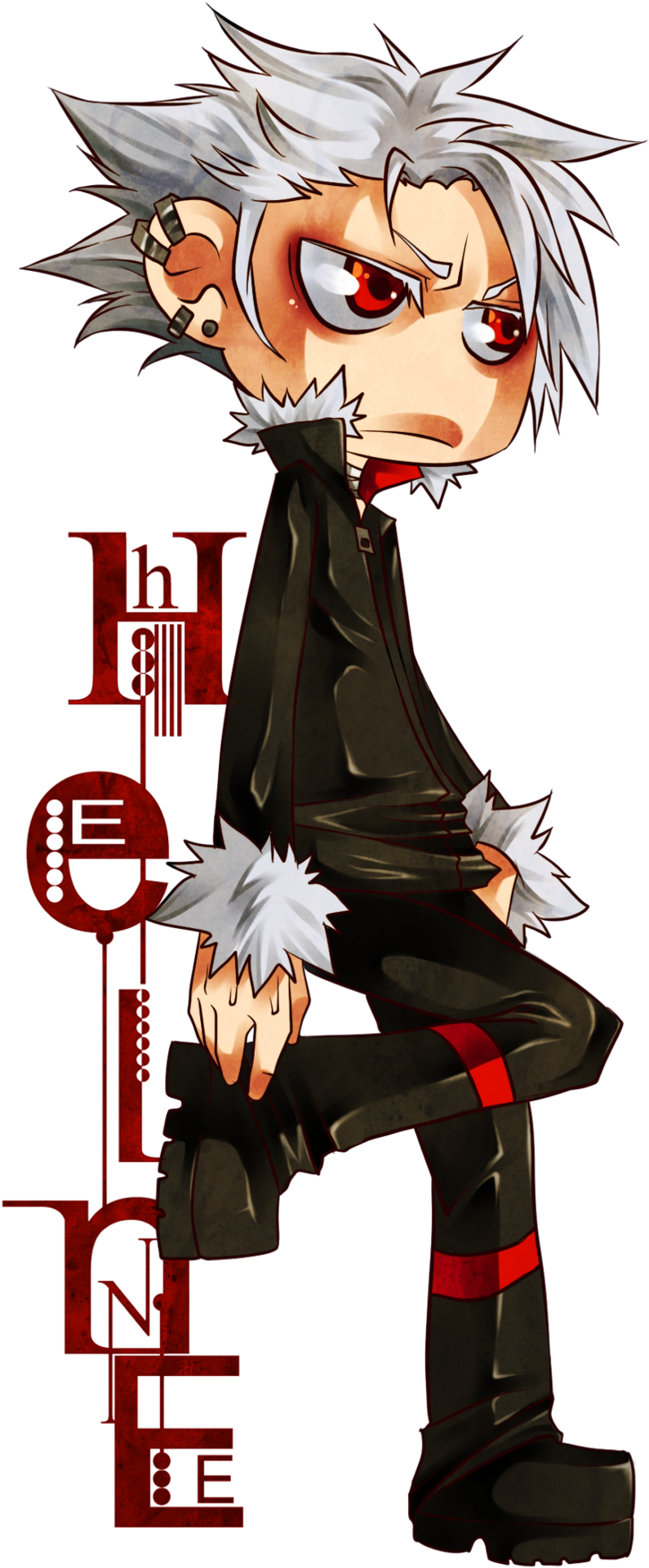 Stray Dog By Kurokomui - Carolines Treasures Cj1056-e-dpw-8 Letter E Initial (900x1993), Png Download