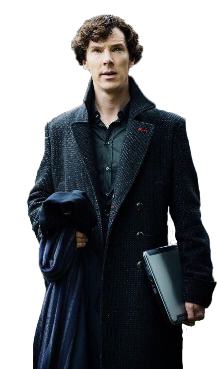 Benedict Cumberbatch Png Transparent - Sherlock Holmes Benedict Cumberbatch Png (500x750), Png Download
