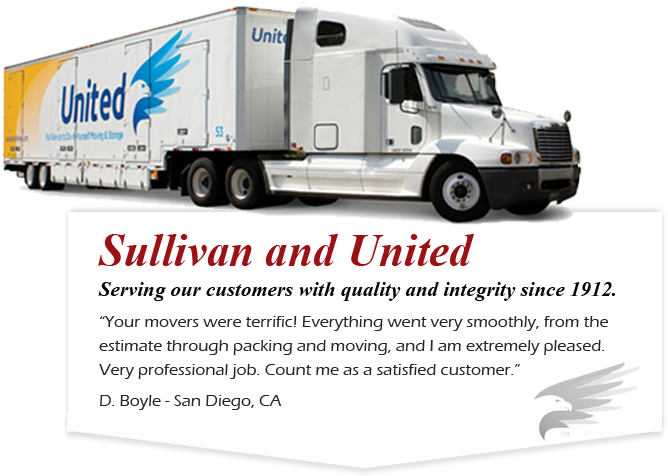 Http - //www - Sullivanunited - Com/ Award Winning - United Van Lines Truck (675x482), Png Download